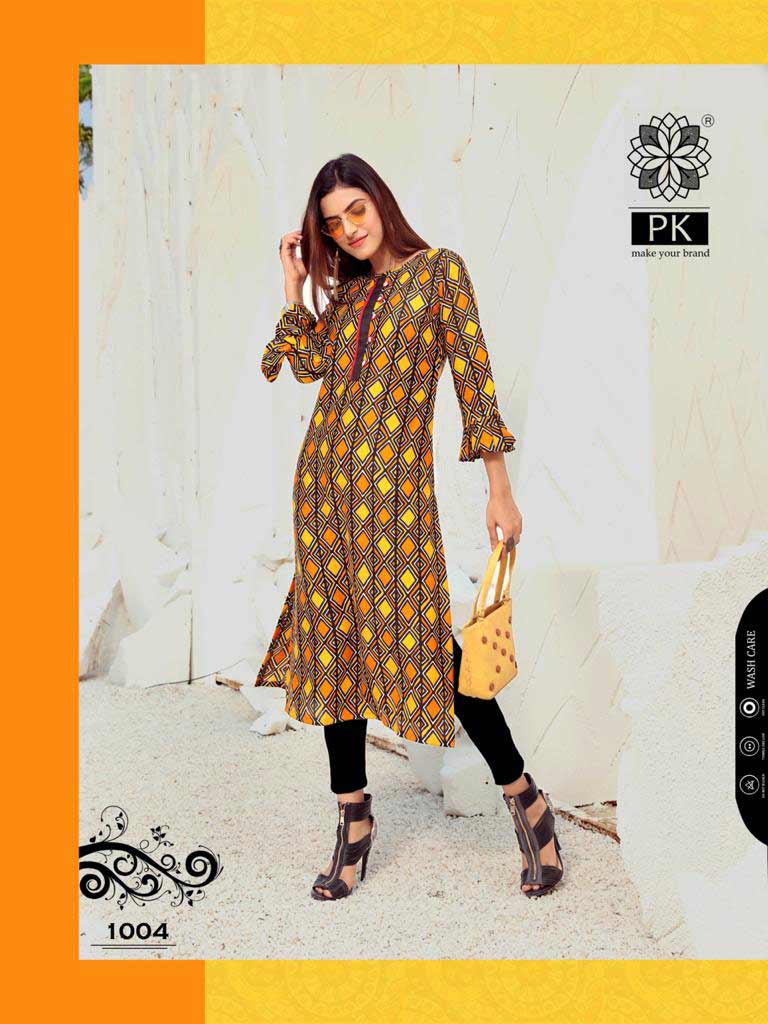 Pk Lifestyle Vol-2 Rayon Print Wholesale Kurti Pk Lifestyle Vol-2 Rayon Print Wholesale Kurti
